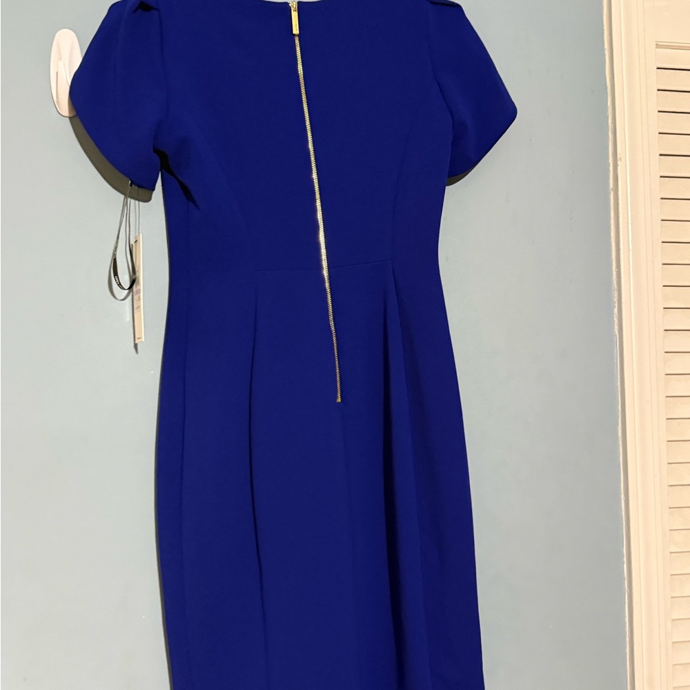 Calvin Klein Royal Blue Midi Dress - Picture 6 of 16
